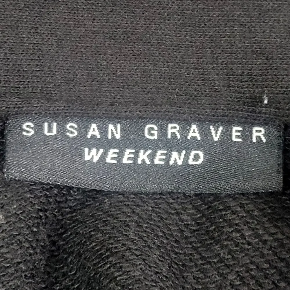 Susan Graver QVC Knit Blazer‎ Black Size 1XP